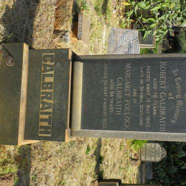 GALBRAITH Robert -1945 &amp; Margaret Pollock -1950