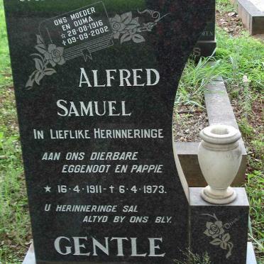GENTLE Alfred Samuel 1911-1973 &amp; Catherina Johanna 1916-2002