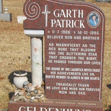 GELDENHUYS Garth Patrick 1966-1995