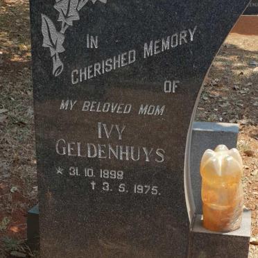 GELDENHUYS Ivy 1898-1975