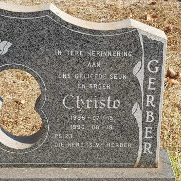 GERBER Christo 1968-1990