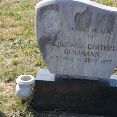 GEHRMANN Hildegard Gertrud 1959-1977