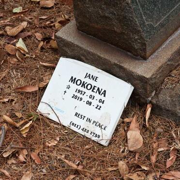 GENZEL A.H. 1882-1959 &amp; Lilly 1890-1974 :: MOKOENA Jane 1957-2019