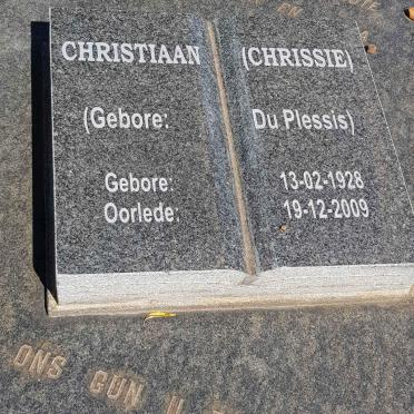 GERMISHUIZEN Aletta Adriana nee DU PLESSIS 1907-1959 :: GERMISHUIZEN Christiaan nee DU PLESSIS 1928-2009