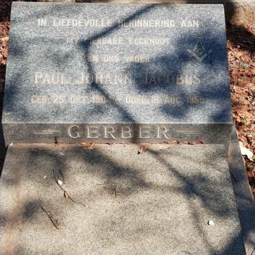GERBER Paul Johann Jacobus 1904-1959
