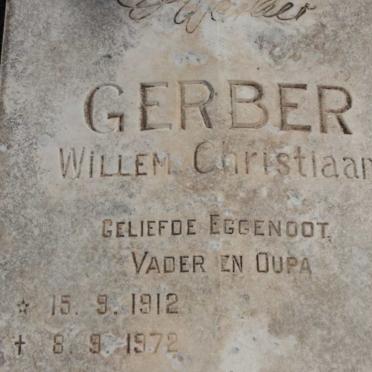 GERBER Willem Christiaan 1912-1972
