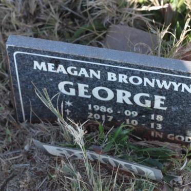 GEORGE Meagan Bronwyn 1986-2017