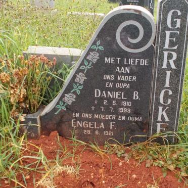 GERICKE Daniel B. 1910-1993 &amp; Engela F. 1921-