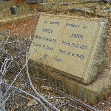 GIBB John 1871-1948 &amp; Emily 1870-1954