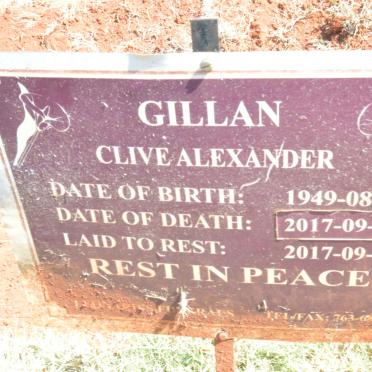GILLAN Clive Alexander 1949-2017