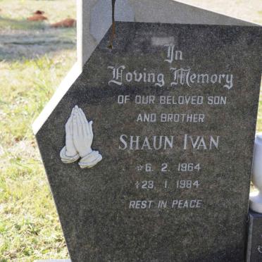 GIBSON Shaun Ivan 1964-1984