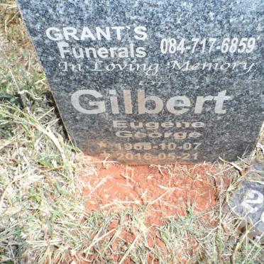 GILBERT Eugene George 1965-2016