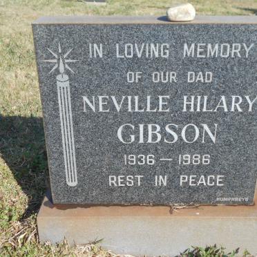 GIBSON Neville Hilary 1936-1986