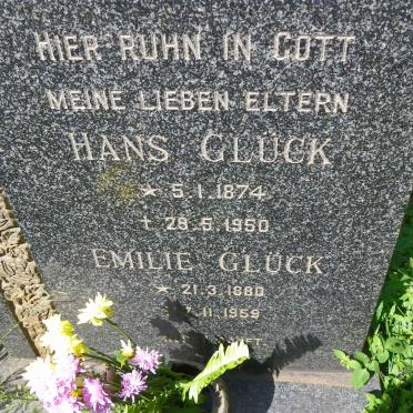 GLUCK Hans 1874-1950 &amp; Emilie 1880-1959