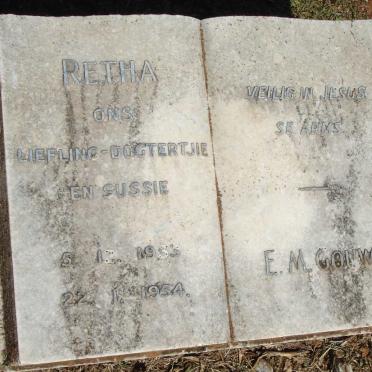 GOUWS Retha 1953-1954