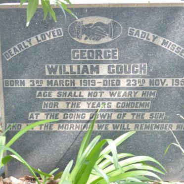 GOUGH George William 1919-1953