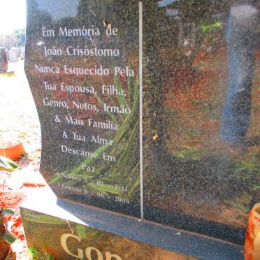 GONCALVES Joao Crisostomo 1933-2008