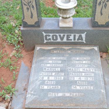GOVEIA Manuel -1950 &amp; Mabel Mary -1978