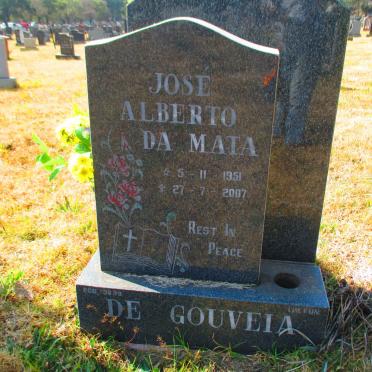 GOUVEIA Jose Alberto da Mata, de 1951-2007