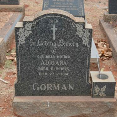 GORMAN Adriana 1875-1961