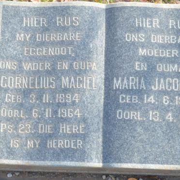 GOUWS Cornelius Magiel 1894-1964 &amp; Maria Jacoba F. 1906-1983