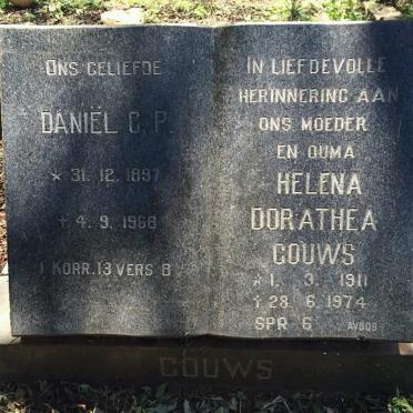 GOUWS Daniël Christiaan Phillipus 1897-1968 &amp; Helena Dorathea 1911-1974