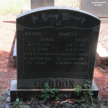 GORDON Daniel James 1906-1972 :: GORDON Gareth Henry 1932-1973