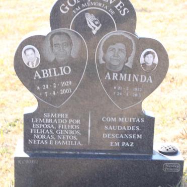 GONCALVES Abilio 1929-2003 &amp; Arminda 1932-2013