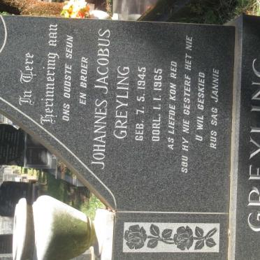 GREYLING Johannes Jacobus 1945-1965