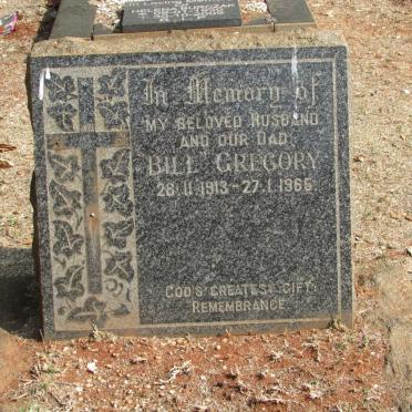 GREGORY Bill 1913-1965