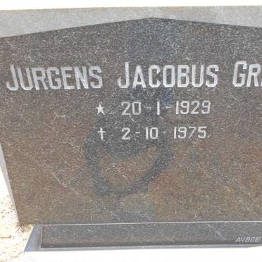 GREEF Jurgens Jacobus 1929-1975