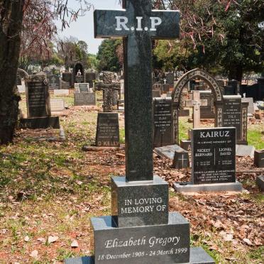 GREGORY Tadas 1909-1952 &amp; Elizabeth 1908-1999