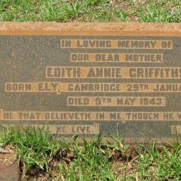 GRIFFITHS Edith Annie 1875-1943