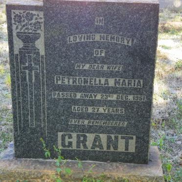 GRANT Petronella Maria -1951