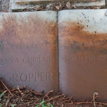 GROPPER Marcel Francois 1909-1943 &amp; Anna Ghislain