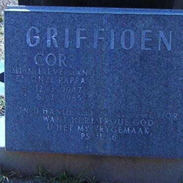 GRIFFIOEN Cor 1947-1985