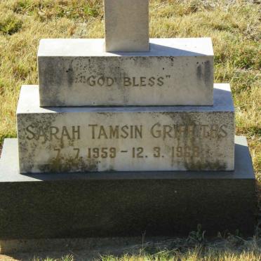GRIFFITHS Sarah Tamsin 1959-1968