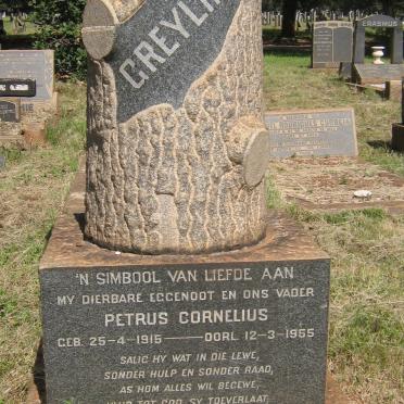 GREYLING Petrus Cornelius 1915-1955 :: GREYLING Thomas Ignatius 1937-1973