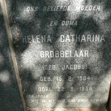 GROBBELAAR Helena Catharina nee JACOBS 1884-1958
