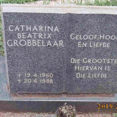 GROBBELAAR Catharina Beatrix 1960-1988