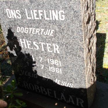 GROBBELAAR Hester 1961-1961