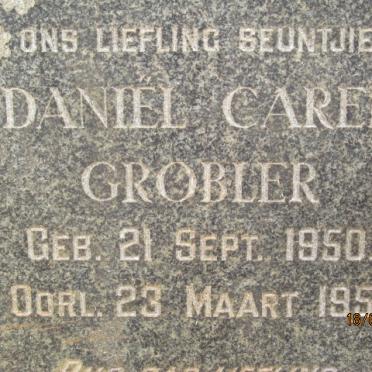 GROBLER Daniel Carel 1950-1951