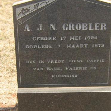 GROBLER A.J.N. 1924-1972