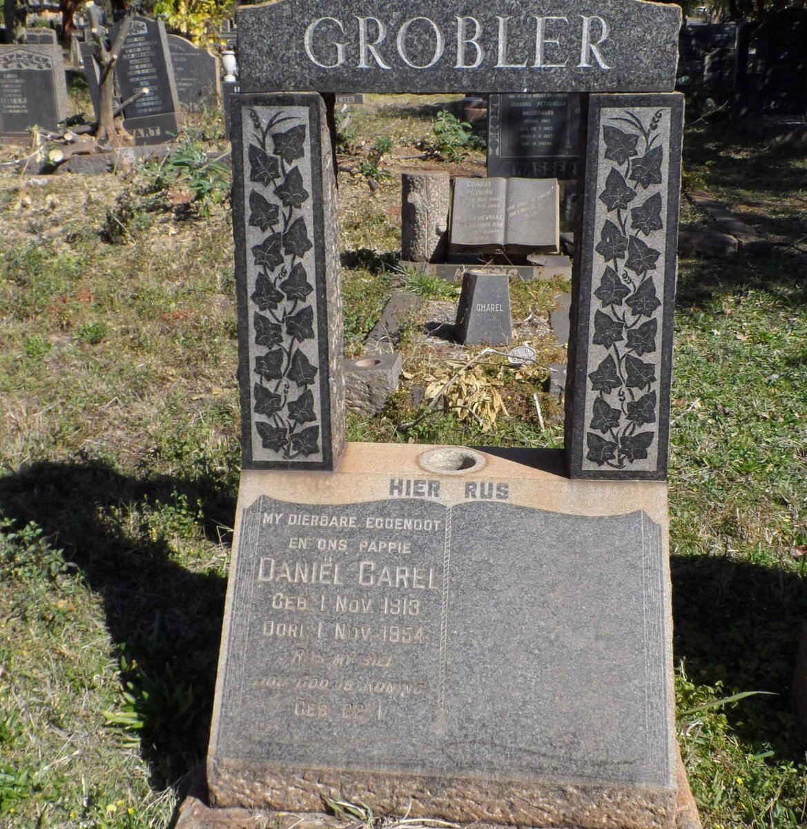 GROBLER Daniel Carel 1913-1954