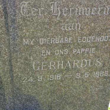 GROBLER Gerhardus 1918-1966