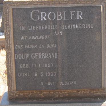 GROBLER Douw Gerbrand 1897-1963