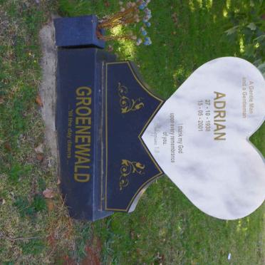 GROENEWALD Adrian 1938-2001
