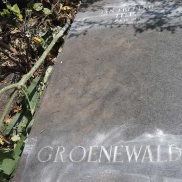 GROENEWALD Jan Frederik Ellis 1931-1971