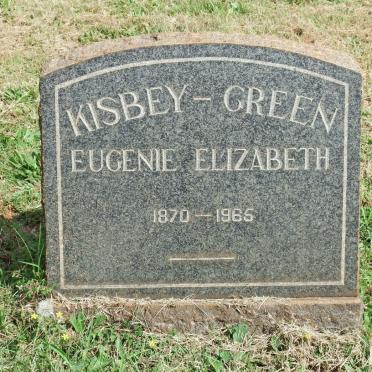 GREEN Eugenie Elizabeth, KISBEY 1870-1965