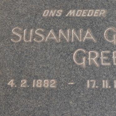 GREEN Susanna G. 1882-1969